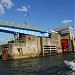 Shinsuna sluice gate in Tokyo city