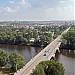 Liben Bridge in Prague city