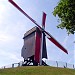 Sint-Janshuis Mill in Bruges city