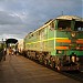 Aldan railway station in Aldan city