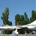 Самолёт Су-9 на постаменте в городе Геническая Горка