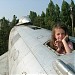 Самолёт Су-9 на постаменте в городе Геническая Горка