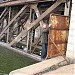 Старый железнодорожный мост через Клязьму в городе Долгопрудный