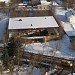 Снесённые руины заброшенного рынка в городе Раменское