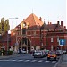 Wejściowy budynek dworca in Opole city