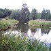 Красное озеро в городе Заречный