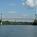 Пешеходный мост через Москва-реку в городе Воскресенск