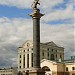 Стела с фонтаном в городе Красноярск