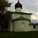 The Church  of  Nikoly from a stone fencing in Pskov city
