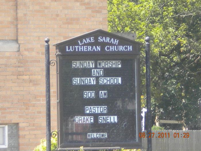 Lake Sarah Lutheran Church Garvin, Minnesota