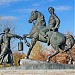 Скульптурная композиция «Григорий и Аксинья» в городе Вёшенская