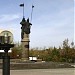 Памятник батырам Карасаю и Агынтаю в городе Петропавловск