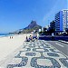 Praia do Leblon na Rio de Janeiro city