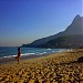 Praia do Leblon na Rio de Janeiro city