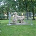Каменные львы в городе Рига