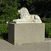 Скульптуры мраморных львов в городе Евпатория