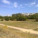 Неухоженное футбольное поле в городе Запорожье