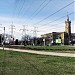 Опора ЛЭП в городе Запорожье