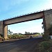 Ponte ferroviária sobre a BR-262 na Uberaba city