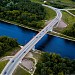 Яхромский автодорожный мост через канал им. Москвы в городе Яхрома