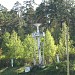 Вышка для олимпийского огня в городе Асбест