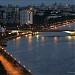 Нагатинский совмещённый мост через реку Москву