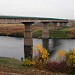 Bridge via Ugra river