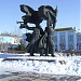 Фрагмент мемориала революционной и боевой славы в городе Петропавловск