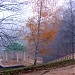Сваи на месте беседки на воде в городе Москва