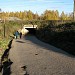 Путепровод Большого Московского кольца Московской железной дороги через Махринскую ул. в городе Карабаново