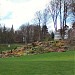 Rock garden and summer house in Nottingham city