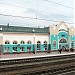 Железнодорожный вокзал станции Анжерская в городе Анжеро-Судженск