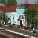 Железнодорожный вокзал станции Анжерская в городе Анжеро-Судженск