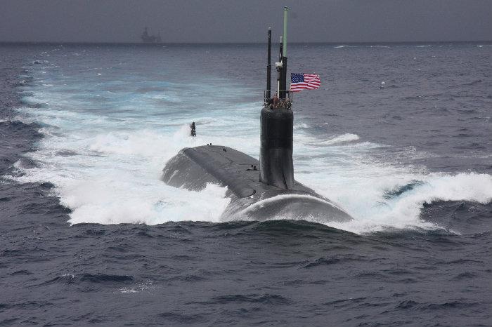 us navy seawolf class submarine weigh