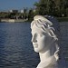 Причал с фигурами сирен в городе Москва