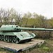 Учебный стенд танка Т-62 в городе Омск