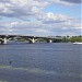 Отмель у моста Метро в городе Киев