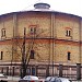 Бывший газгольдер в городе Рига