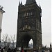 Tower at Staro Mesto end of Charles' Bridge in Prague city