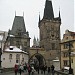 Tower at the Lesser Town (Mala Strana) end of Charles' Bridge ( Karluv Most) in Prague city