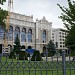 Vigado Square in Budapest city