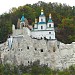 Свято-Никольский храм на меловой скале в городе Святогорск