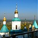 Свято-Никольский храм на меловой скале в городе Святогорск