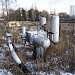 Огороженная территория с газовым оборудованием в городе Москва