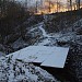 Мост лыжной трассы в городе Москва