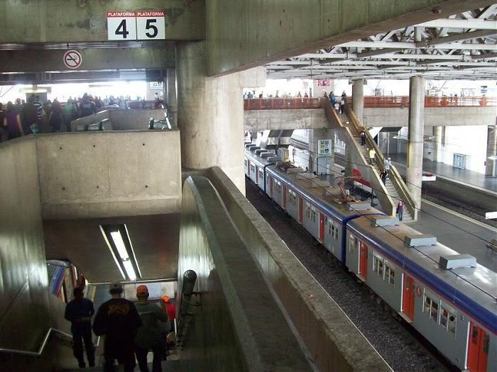 Estacao Bras de trem na cidade de Sao Paulo, Brasil / Bras Train Station at  Sao Paulo city, Brazil