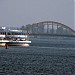 Железнодорожный мост через реку Жабню в городе Калязин