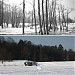 Плотина на Лебедянском пруду в городе Москва