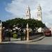 Parque del centro historico en la ciudad de Campeche