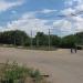 Бывшее разворотное кольцо троллейбусов в городе Рубцовск
